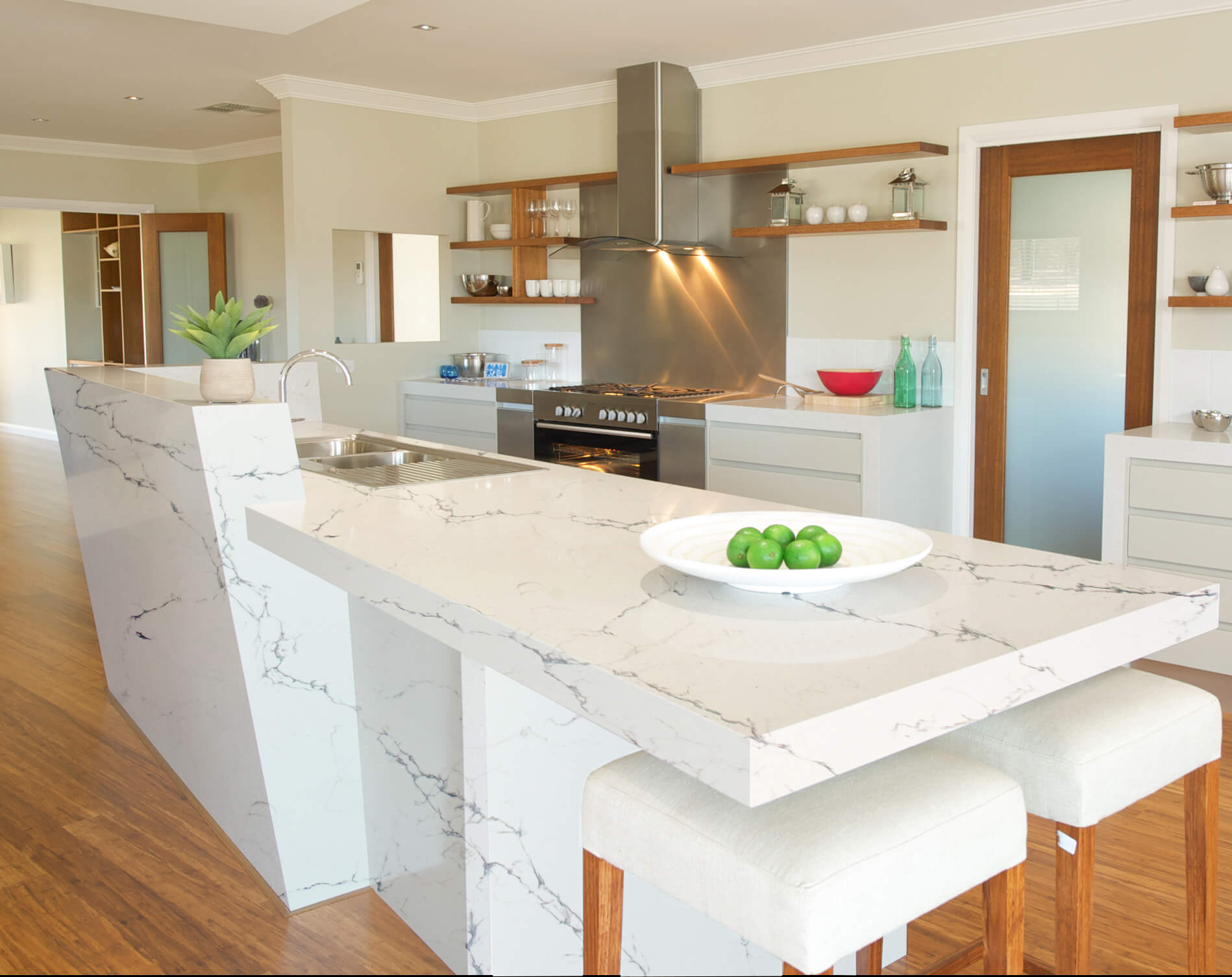 Sản phẩm đá Vicostone - Venatino vân xám