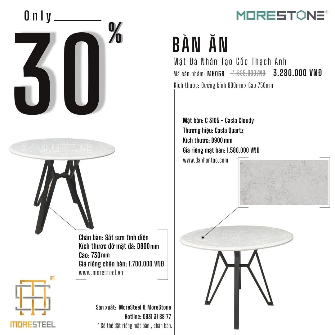 Chương trình ưu đãi  - Bàn ăn MH05B