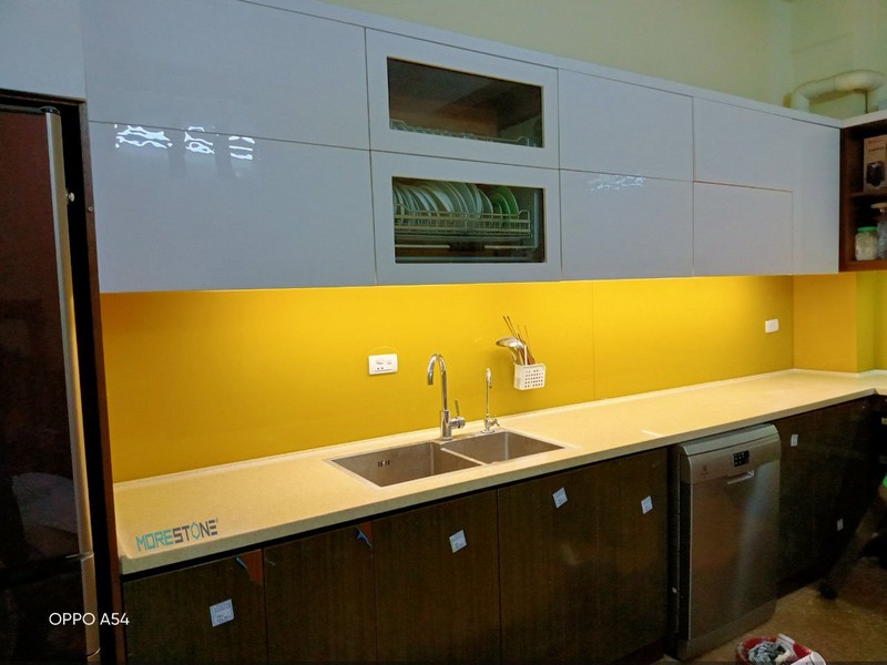 Mẫu đá bếp đẹp tại chung cư The Terra An Hưng