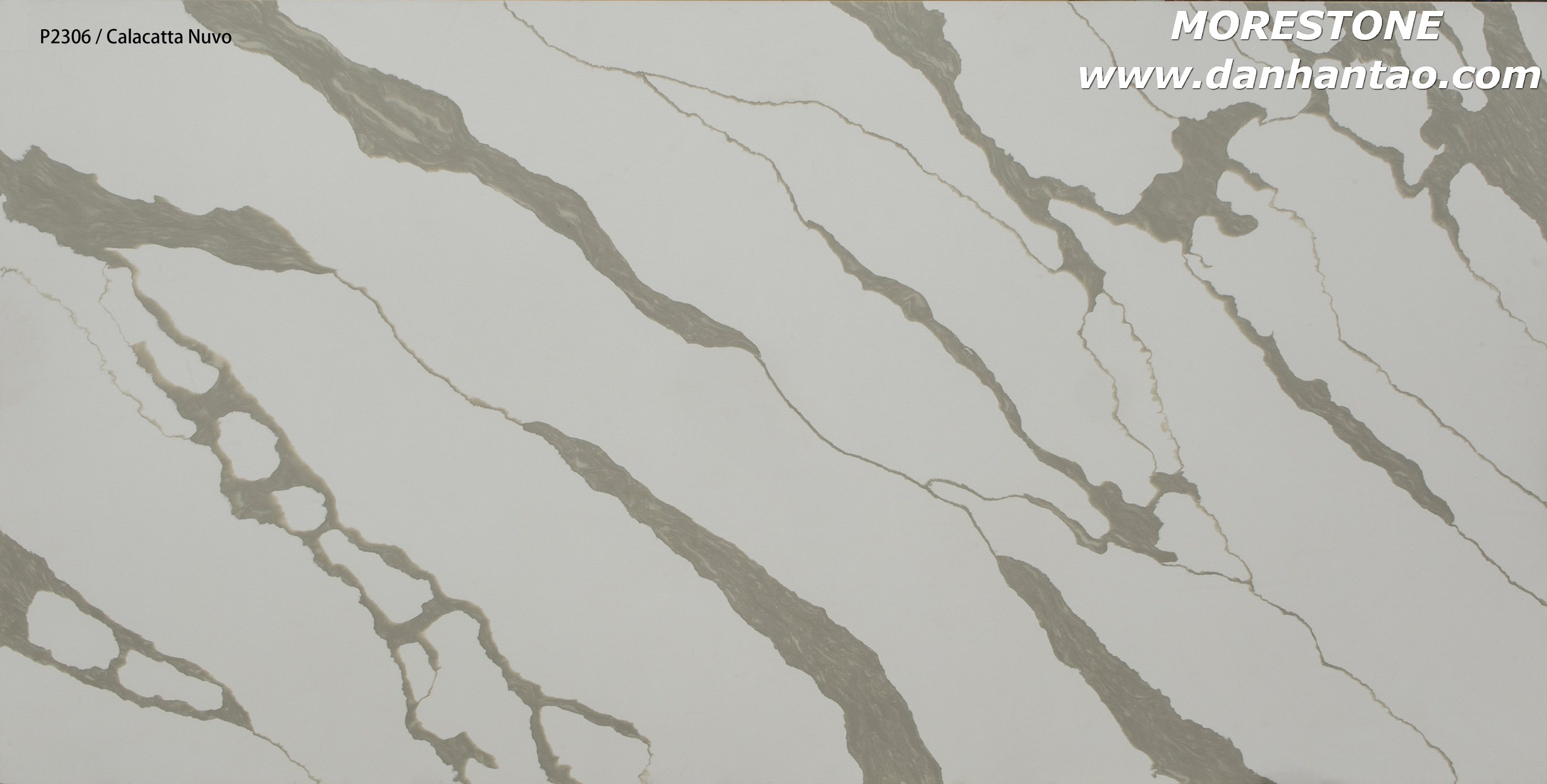 P2306  Calacatta Nuvo - Mikado quartz