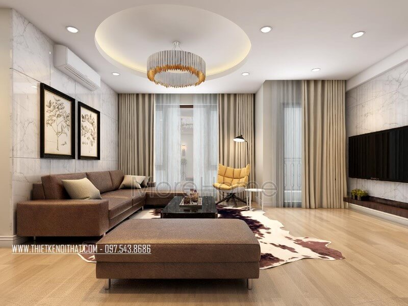 Thay vì thiết kế tường thô đơn sắc theo kiểu truyền thống, kiến trúc sư đã khéo léo thay thế thành các bức tường đá hoa cương thanh thoát, tinh tế, vừa tạo độ phản chiếu vừa phải vừa giúp không gian trở nên cuốn hút, mới lạ và thu hút hơn đá vân mây