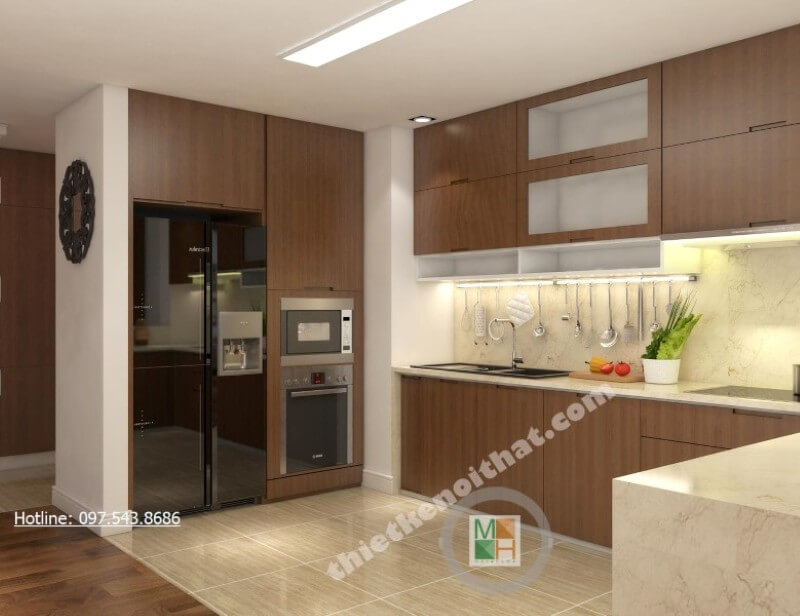Đá ốp mặt bếp cao cấp mang lại không gian nhà bếp sang trọng và sạch sẽ hơn đá ốp bếp