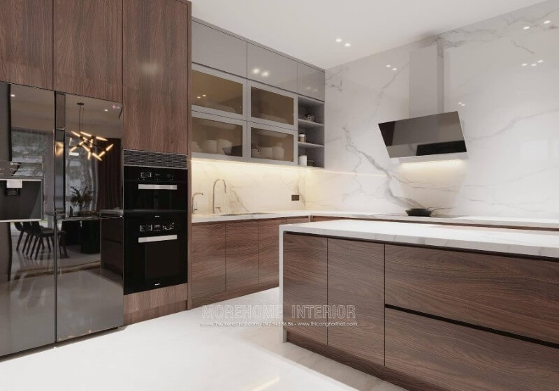 Morestone gợi ý cho bạn mẫu đá ốp bếp cao cấp đang được nhiều khách hàng yêu thích nhất hiện nay đá ốp bếp