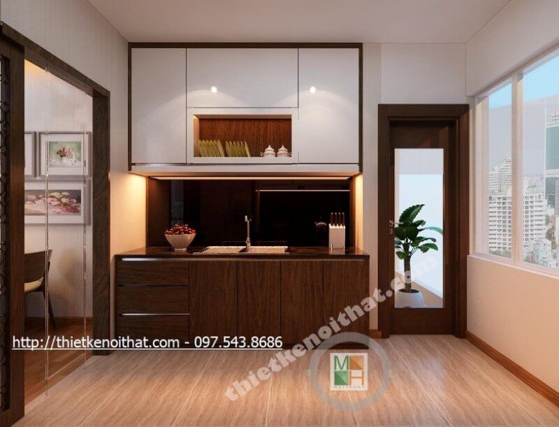 Để giúp cho việc dọn dẹp và lau chùi bề mặt bếp dễ dàng hơn, nên lựa chọn sử dụng đá ốp bếp cao cấp.