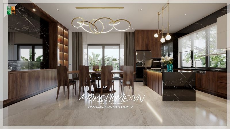 Đèn trang trí có hình dáng độc đáo, tạo ấn tượng.