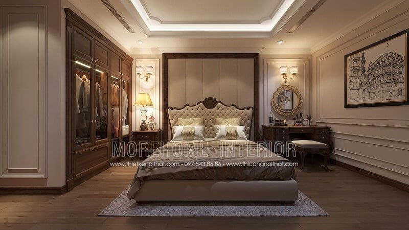 Morehome chuyên trong việc thiết kế và thi công, sản xuất các loại giường ngủ gỗ óc chó tân cổ điển đẹp tại Hà Nội, Hải Phòng, Đà Nẵng và Hồ Chí Minh. Nếu bạn có nhu cầu đặt hàng giường ngủ gỗ óc chó tự nhiên, hãy liên hệ Morehome để được tư vấn và báo giá.
