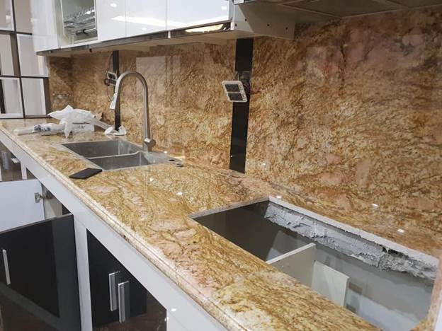 Đá ốp tường bếp – Nên sử dụng đá ốp tường bếp như thế nào cho phù hợp