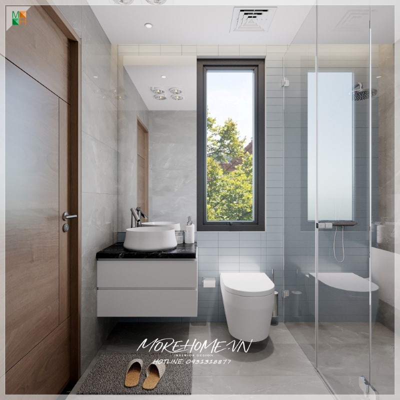 thiết kế bàn đá lavabo