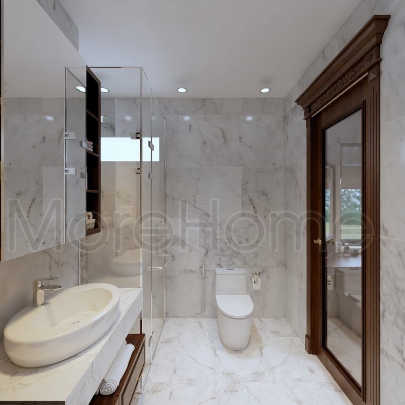 thiết kế bàn đá lavabo