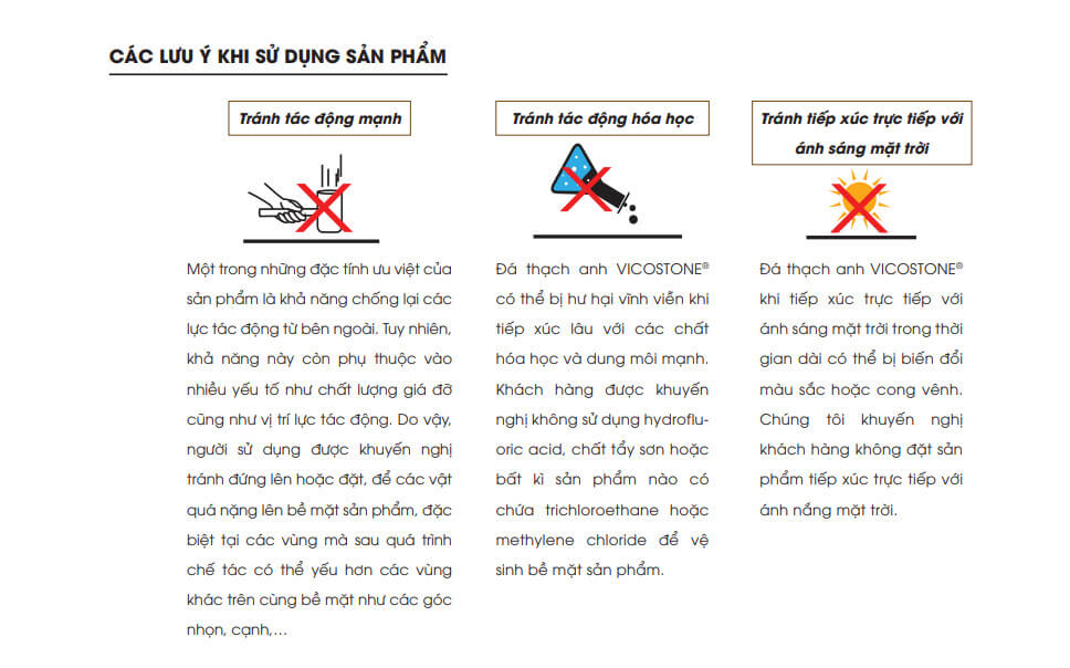 Bảo dưỡng đá nhân tạo